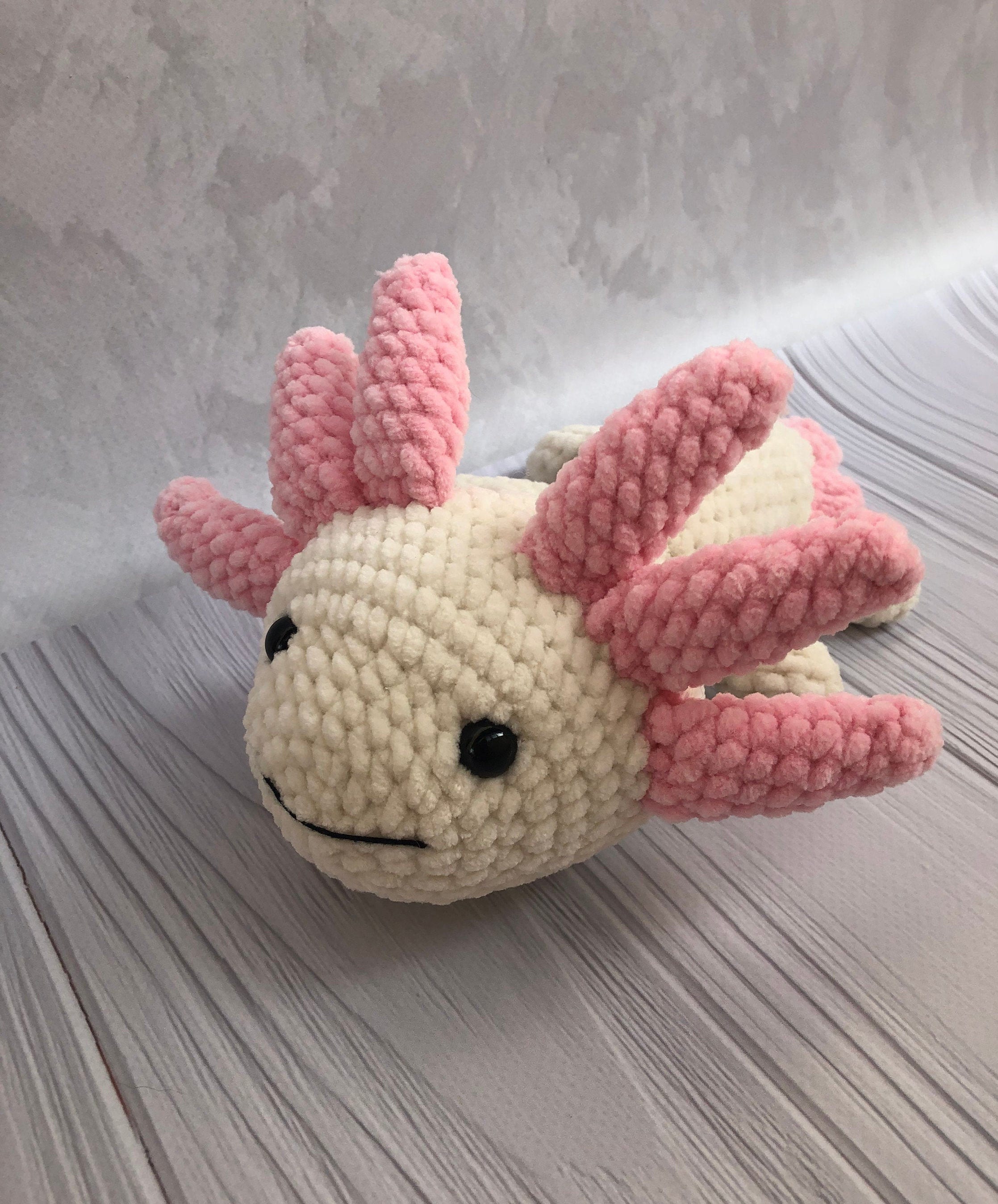 Stuffed animal Axolotl plush toy Etsy