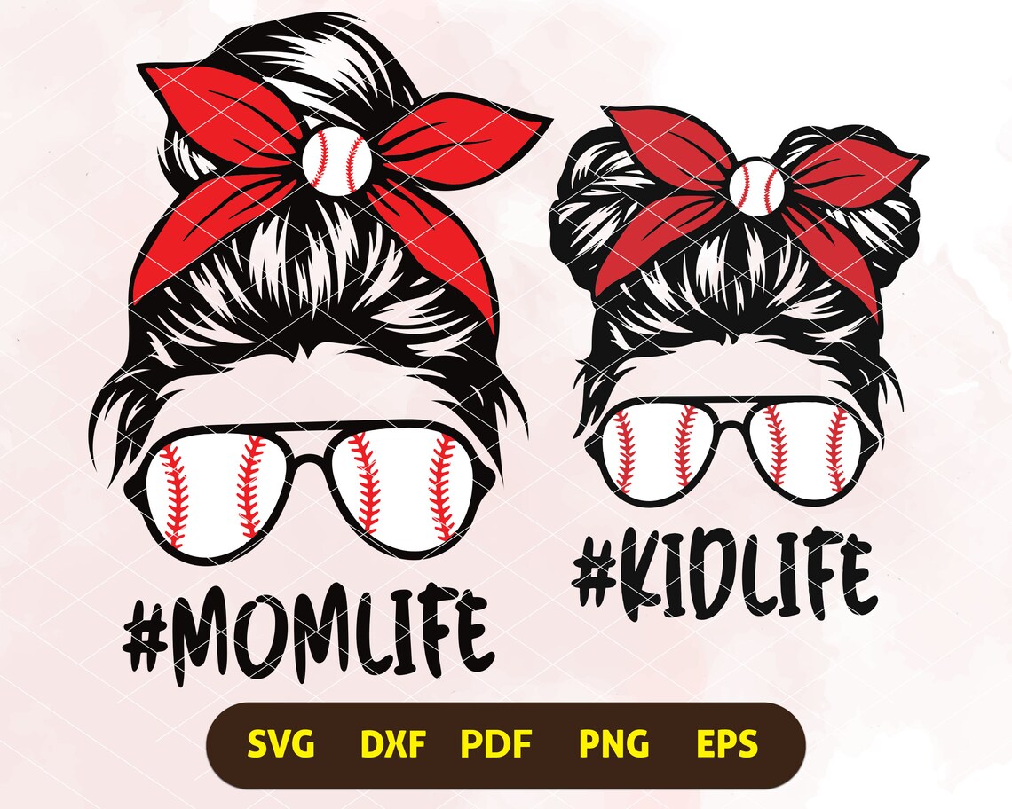 Download Momlife Baseball Svg Mom Life Kid Life Svg Momlife Svg | Etsy