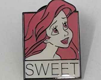 Details about / Little Mermaid Ariel Embroidery Pin Trading Book Bag for Disney Pin Collections
