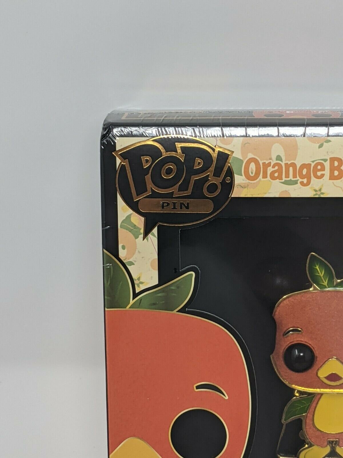 orange bird pop pin