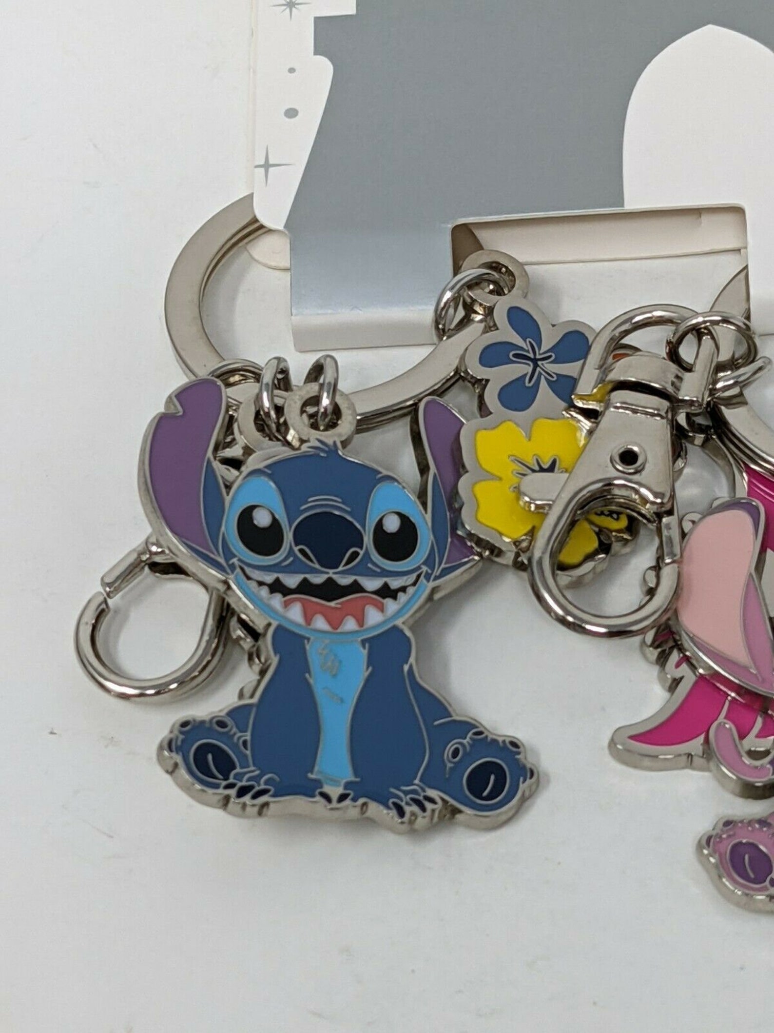 Stitch Angel 2 Keychain Set Disney Parks Etsy