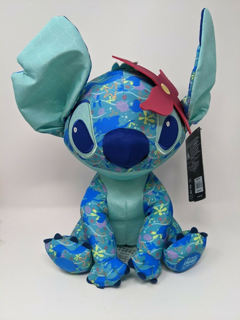 Stitch Crashes Disney The Little Mermaid LR Plush 4/12 | Etsy