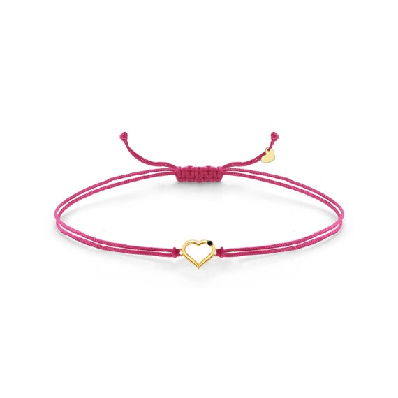 Heart Shaped Diamond Bracelet For Women Open Love Heart Black Etsy