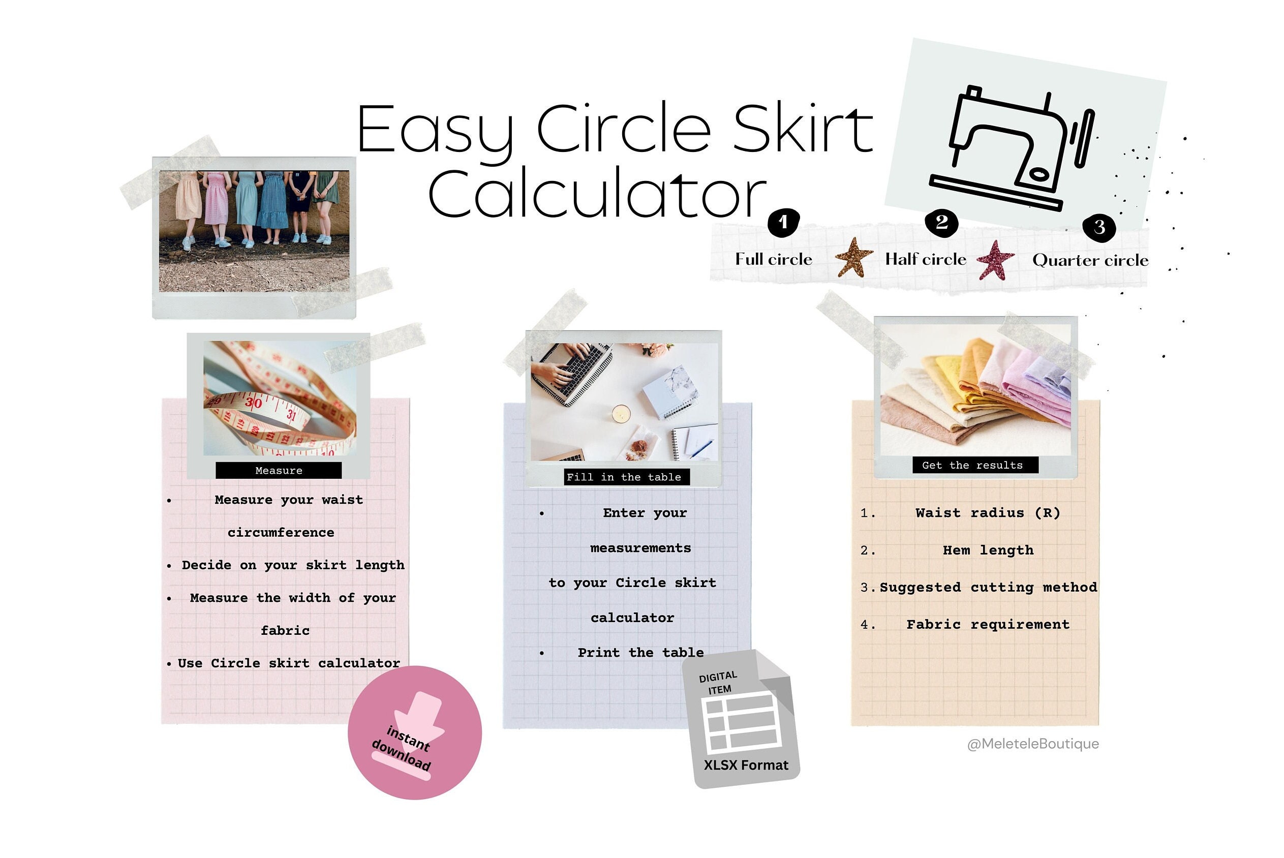 Circle Skirts: Inspiration & Resources