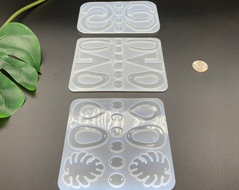 Assorted Geometric Pendant Silicone Mold Set