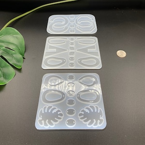 Assorted Geometric Pendant Silicone Mold Set