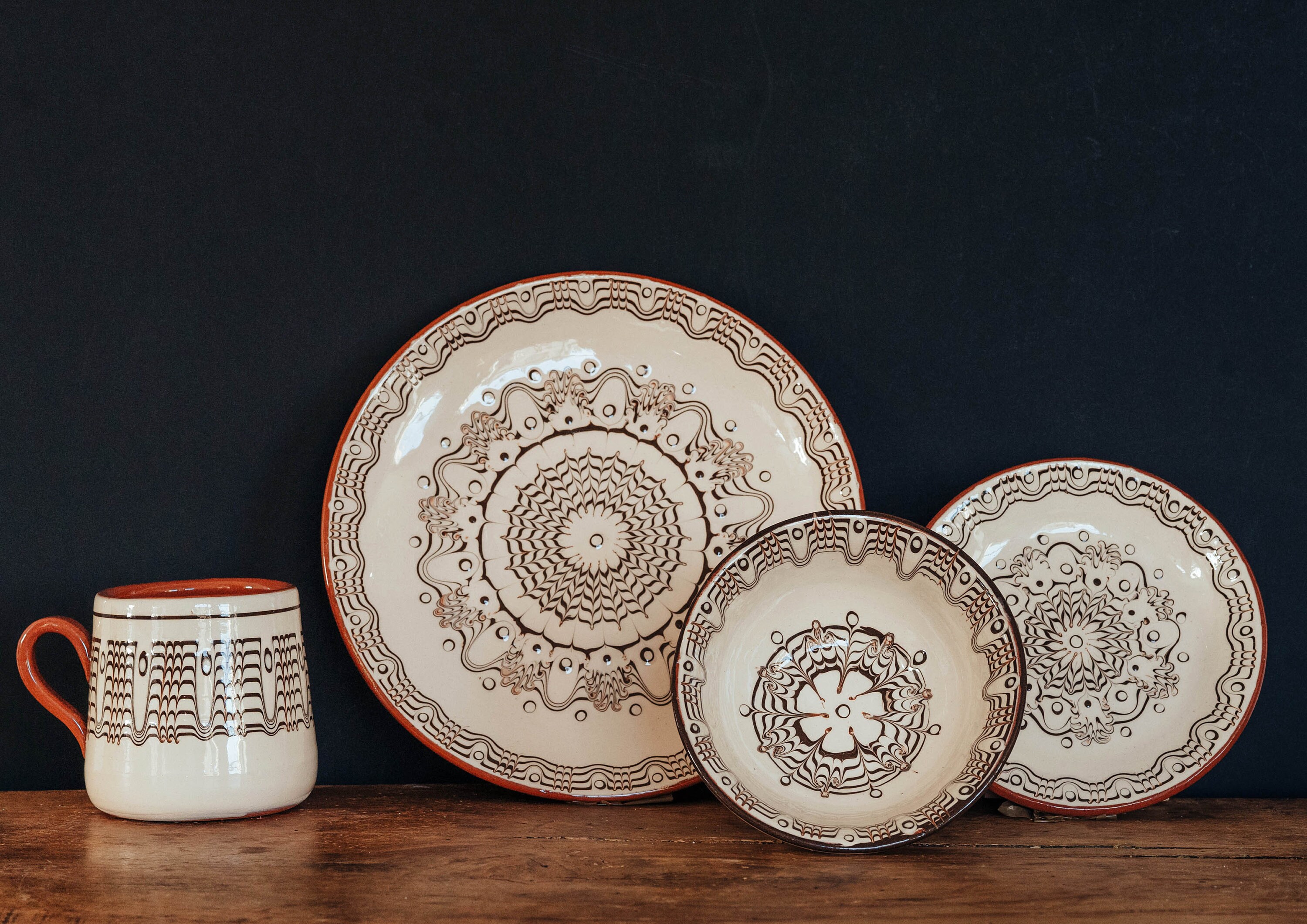 Large Handmade Ceramic Plate in 5 Colours Serving Plate Etsy UK