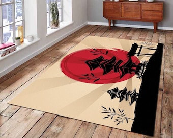 Tappeto giapponese a pagoda: arredamento orientale moderno per la casa