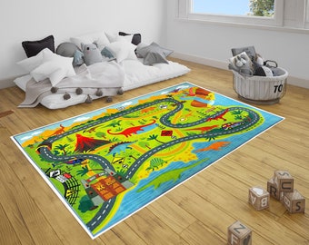 Children's Rugs Town Road Map Town Cars Toy Rug Play Room Mat 190 x 100cm LARGE Children's Rugs Town Road Map Town Cars Toy Rug Play Room Mat 190 x 100cm LARGE