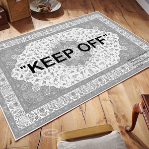 Area Rugs, For Living Room, Popular Rugs, Personalized Rug,Home Decor Rug,Blue KeepOff Rug, Decorative Rug, Gift Rug, Keep Off  Rug, Keepoff