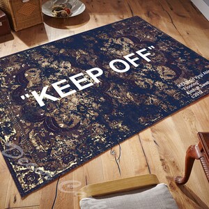Area Rugs, For Living Room, Popular Rugs, Personalized Rug,Home Decor Rug,Blue KeepOff Rug, Decorative Rug, Gift Rug, Keep Off  Rug, Keepoff