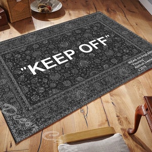 Area Rugs, For Living Room, Popular Rugs, Personalized Rug,Home Decor Rug,Blue KeepOff Rug, Decorative Rug, Gift Rug, Keep Off  Rug, Keepoff