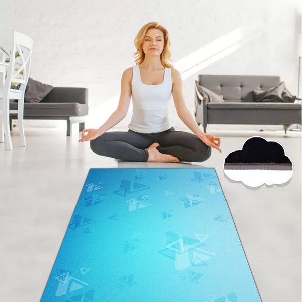 Custom Logo Yoga Mat Etsy