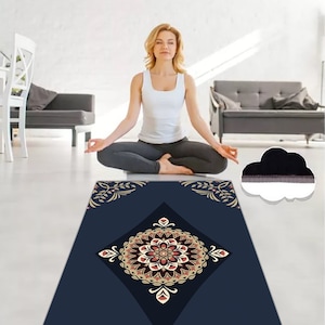 Design Your Own Custom Printed Yoga Mat, Great Gift, Personalize, Eco Friendly, Yoga Retreat, High Quality, Ships Next Day, Personalized Rug