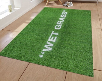 Keep Off Rug, Keep Off Wet Grass, Keep Off Wet Grass Rug, Non-Slip Rug,  C969 (31”x47”)=80x120cm