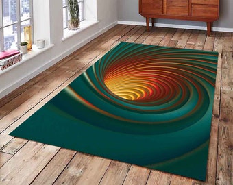Optical Illusion Rug Etsy Optical Illusion Rug Etsy