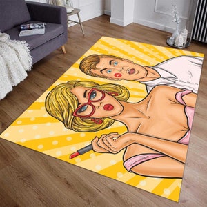 Postkarten-Teppich, Modernes Design, Teen-Teppich, Beliebter Teppich, Thementeppich, Teppich, Wohnkultur, moderner Teppich, Wohndekor-Teppich