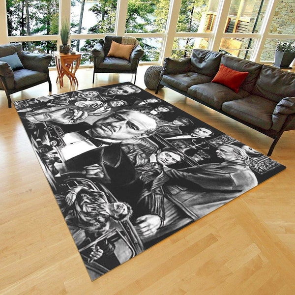 The Godfather Rug, Rug Decorative Floor, Saloon Decor Rug, Modern Gift Rug, Beside Rugs, Modern Rug, Colorful Rug, Living Room Rug, Gift Rug