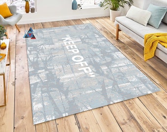 Luxury Area Rug, Fashion Brand Rug, Living Room Rug, Keep Off  Rug, Different Color Options, Personalized Rug, Popular Rug,Keep Off Area Rug