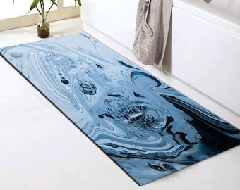 YATELI Bathroom Rug Bath Mat 14.7x26.9 inch Non-Slip,Mermaid Scale ,Soft Shower Carpet Absorbent Floor Mat with Design for Living Room,Shower,Spa 4 YATELI Bathroom Rug Bath Mat 14.7x26.9 inch Non-Slip,Mermaid Scale ,Soft Shower Carpet Absorbent Floor Mat with Design for Living Room,Shower,Spa 4