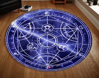 FMA Verwandlung Kreis Teppich: Japanischer Anime Manga Boden Dekor