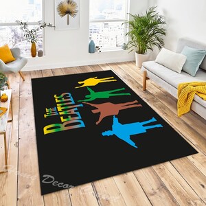 Tha Beatles, Fan Rug, Beatles Rug, Beatles Carpet, Fantastic Rug, Area Rug, Popular Rug, Personalized Gift, Boy Room Decor, Room Wall Decors