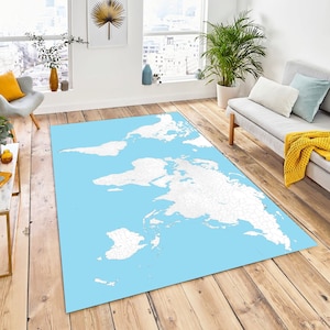 Mappa del mondo, grande mappa del mondo, tappeti, tappeti per bambini, area giochi per bambini, tappeti per soggiorno, tappeti decorativi per la casa, tappeti per la scuola
