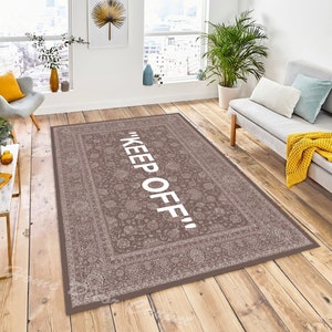 Keepoff, Keep Off Rug, Keep off , For Living Room, Fan Carpet, Large Area Rug, Popular Rug, Personalized Gift, Themed Rug, Home Decor Carpet