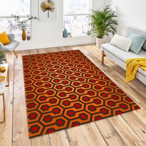 The Shining Rug, Halloween, The Shining Overlook Hotel, Carpet Area Rug, Room 237, Overlook Hotel Rug, Overlook Hotel, The Shining Hotel Rug