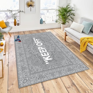 Virgil Abloh x IKEA KEEP OFF Rug 200x300 CM Grey/White AUTHENTIC RARE FIND