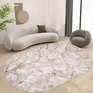 Marble Pattern Rug, Oval design, Marble, Teens Room Rug,3D Art Rug,Oval pattern,Custom Rug,Kitchen Rug,Rugs for Living Room,Rugs for Bedroom