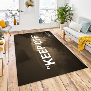Area Rugs, For Living Room, Popular Rugs, Personalized Rug,Home Decor Rug,Blue KeepOff Rug, Decorative Rug, Gift Rug, Keep Off  Rug, Keepoff