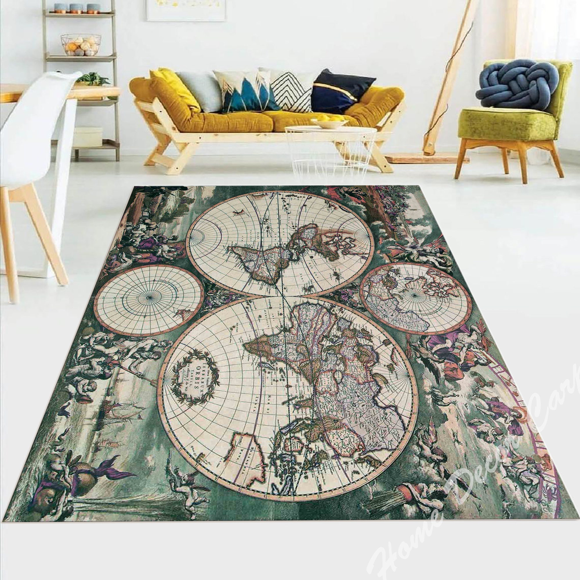 Modern Soft Area Rug Level maps for Game Traditional Asian Houses on  Islands Fantasy Land 3D Home Plush Rugs Non Slip Shaggy Carpets for Living  Room