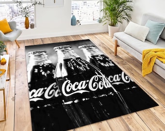 Coke Rug,Bottle Pattern,Coca Cola,Kitchen Runner,Coca Cola Decor,Coca Cola Runner,Coke Carpet,Kitchen Rug,Red Coke, Hype beast Decor,Coke