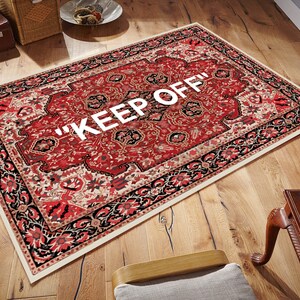 Keep Off Rug, Keep off rug, Keep off Carpet, For Living Room, Area Rug, Popular Rugs, Personalized Gift Rug, Themed Classical Keep,Rug, Keep