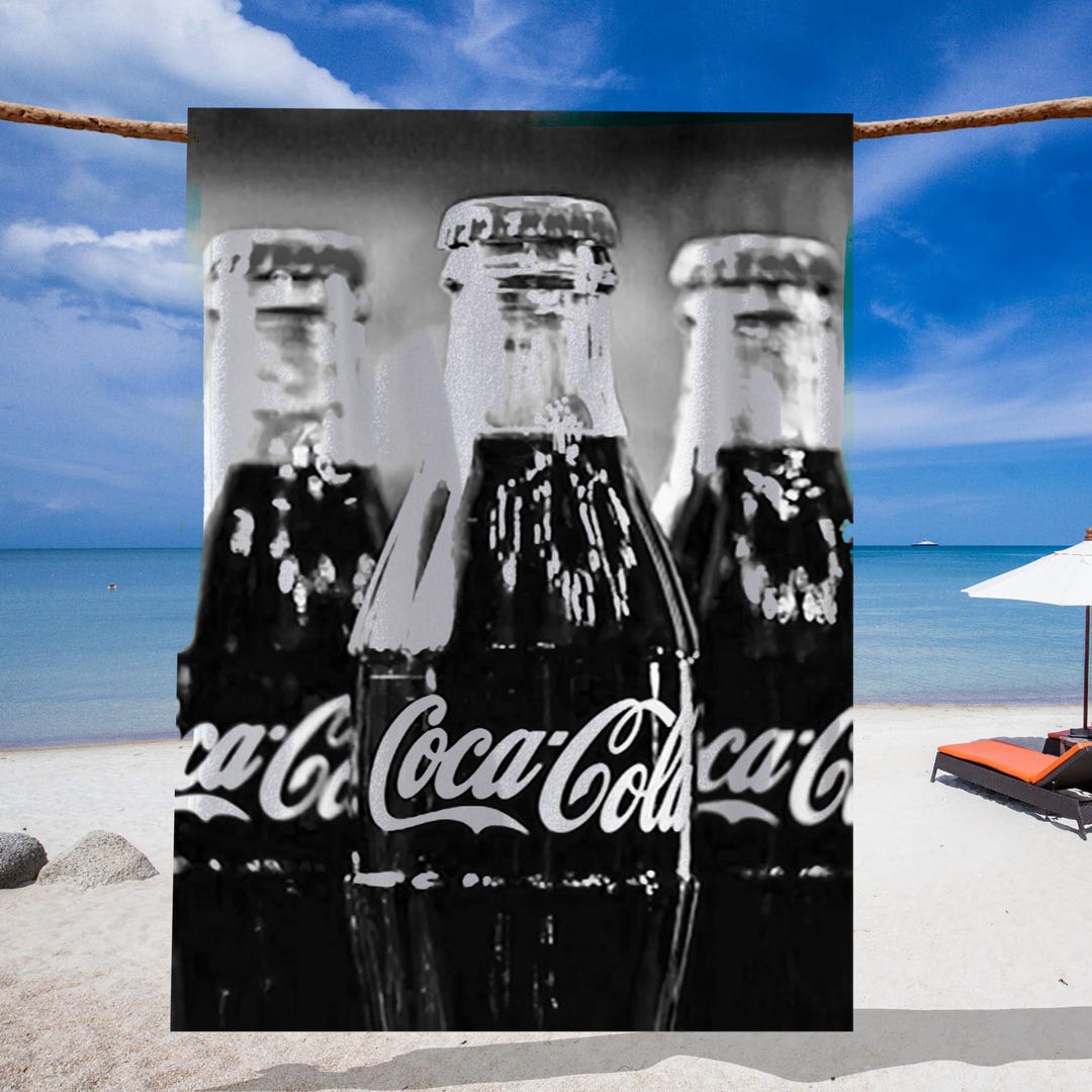 Coca Cola Towel,coke Art,boy's Towel, Beach Towel Set,pool Towel