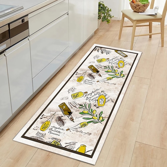 Alfombra de cocina, cocina, diseño de tapete para piso de cocina