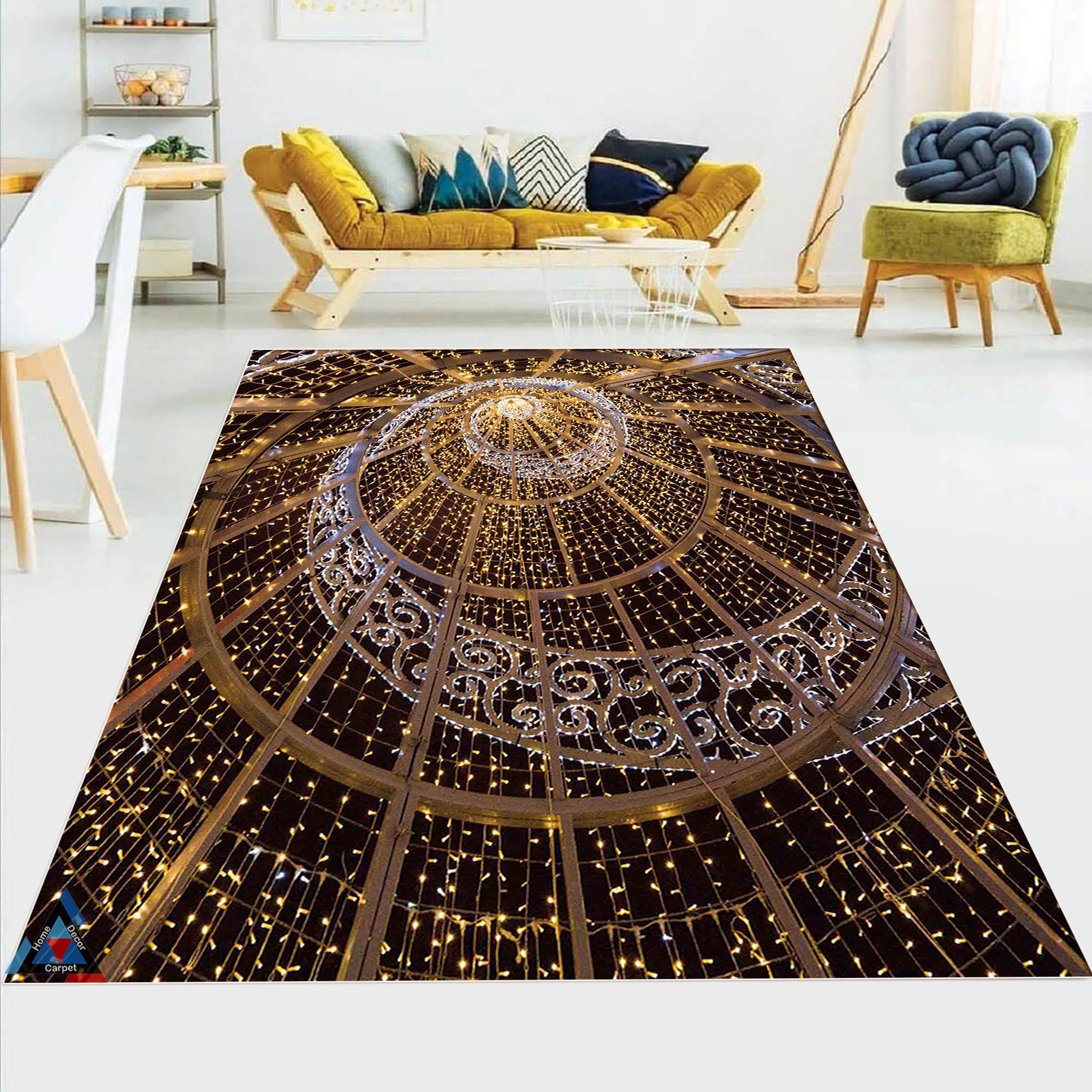 Vortex Vortex Illusion Rug 3D Effect Different Rug Optical Etsy UK