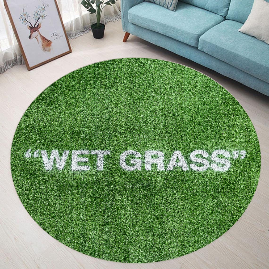 Wet Grass Rug, Hypebeast Rug, Decor Carpet, Boy Room Decor, Wet Grass, Gift  for Him, Home Decoration,popular Rug, Area Carpet, Modern Rug 