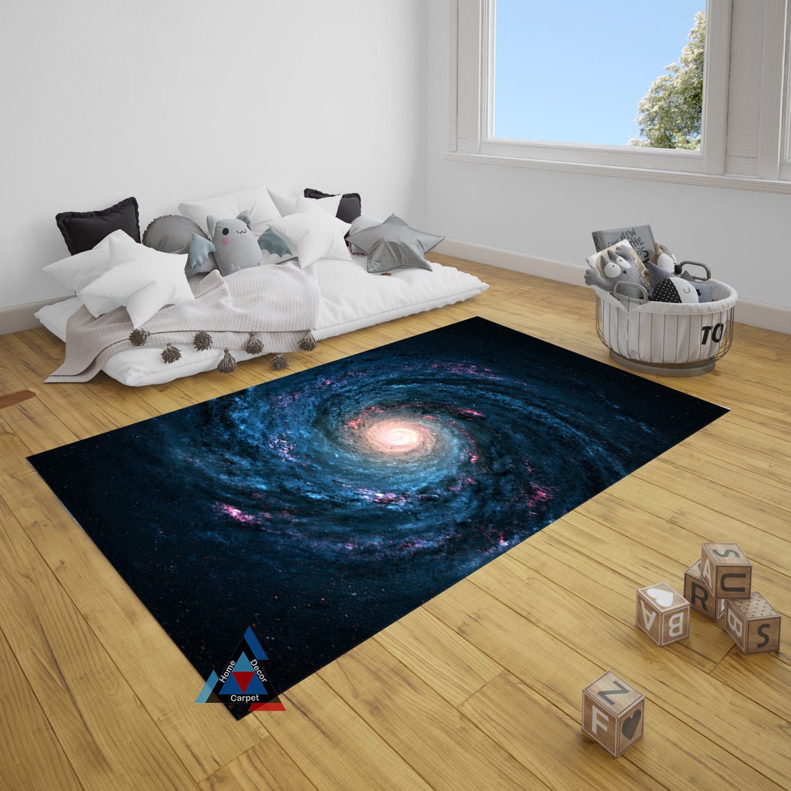 50×225 \"The Milky way” ViNTAGE RUG Amazon.com: Ocervd Bright Rays and Stars Shine in The Milky Way