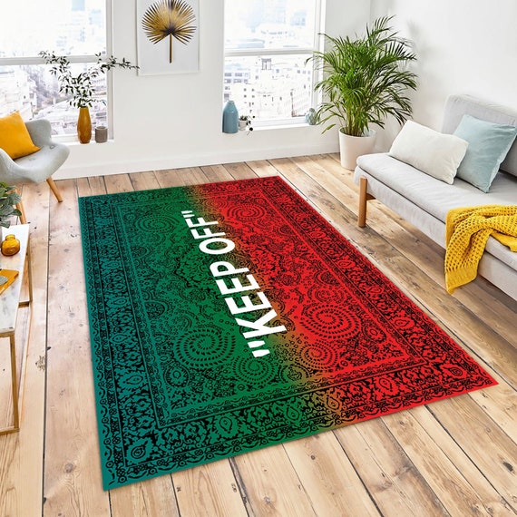 Mysterieus Definitie raket Gepersonaliseerd tapijt groen en rood tapijt tapijt - Etsy België