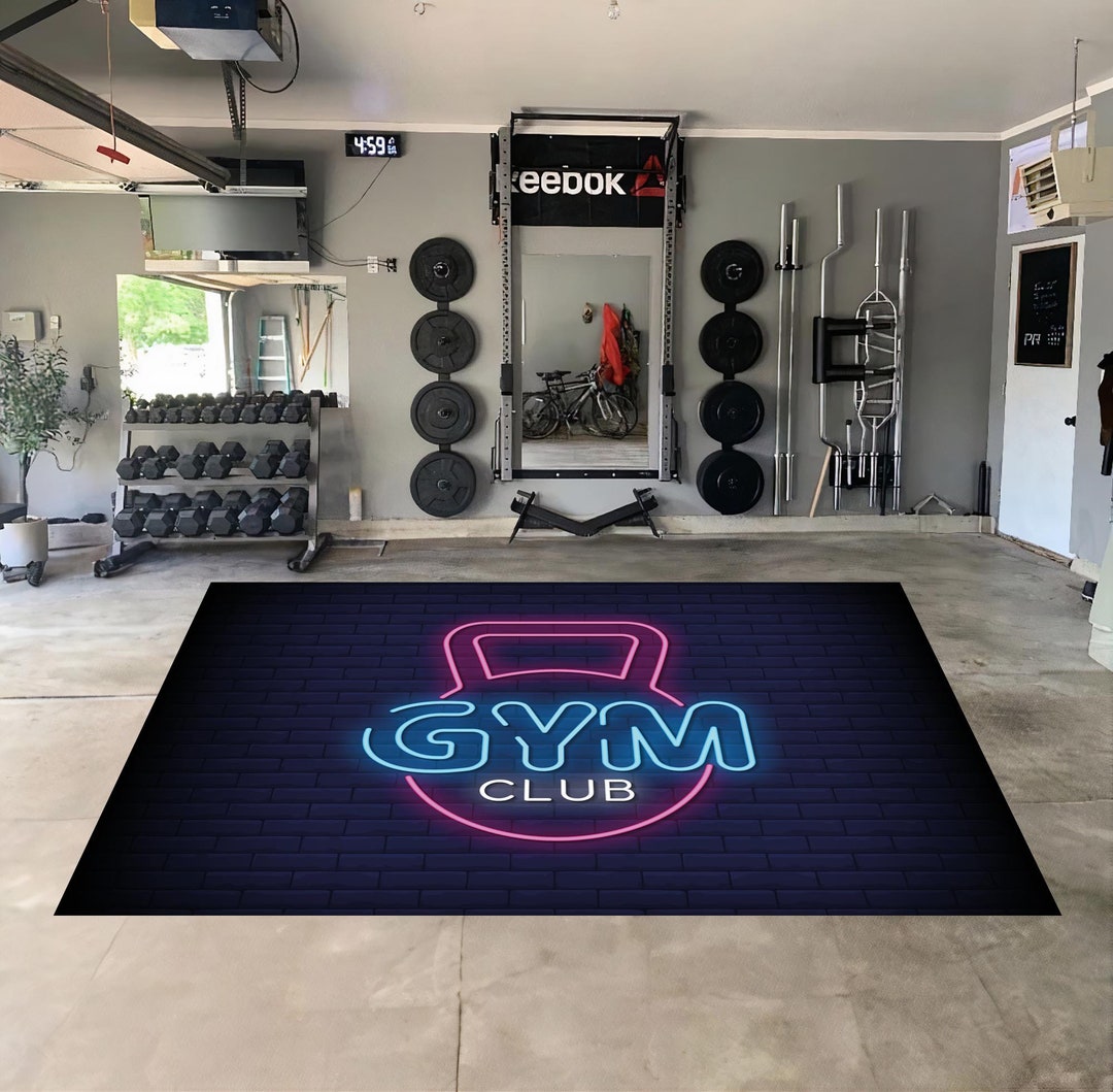 Gym Rug, Gym Room Decor, Bodybuilding Rug,gym Decor,fitness Rug, Sports
