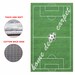 Football Field Patterned Rug Non Slip Rugsoccer Pitch - Etsy