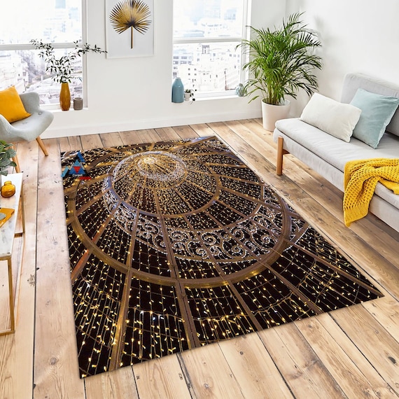 3D Vortex Illusion Rug: Modern Optical Art Carpet - Etsy