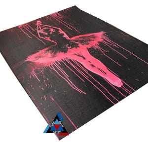 Ballerina Rug,ballet Shoes Rug,ballet Rug,ballet Studio,ballerina Rug ...