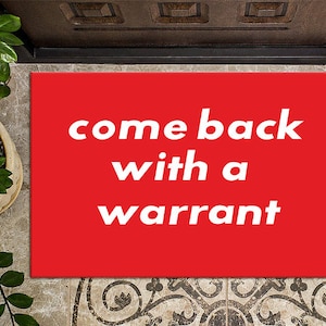 Funny Door Mat, Outdoor Welcome Mat, Custom Personalized Door Mat, Housewarming, Funny Doormat Gift, New Home Gifts, Home Decor, Indoor Mat