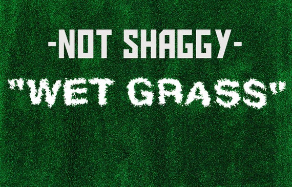 Wet Grass Bath Mat: Non-slip Modern Bathroom Decor - Etsy