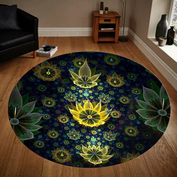 トレーディングカード用マット 青色曼荼羅 曼荼羅カード｜日本の伝統