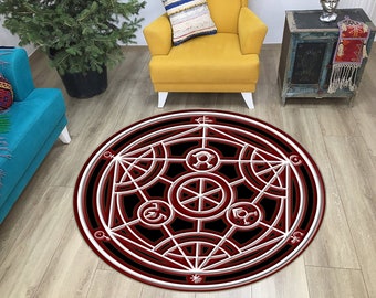FMA Transfusion Kreis Teppich: Fullmetal Alchemist Anime Fußmatte