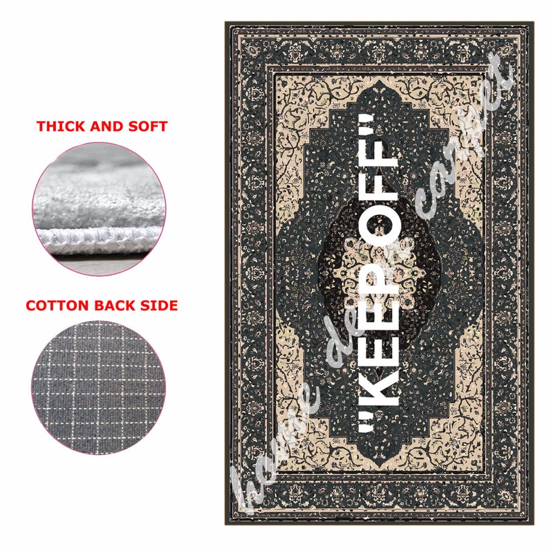 Classic Keep off Rug Keep off Carpet Fan Carpet Etsy